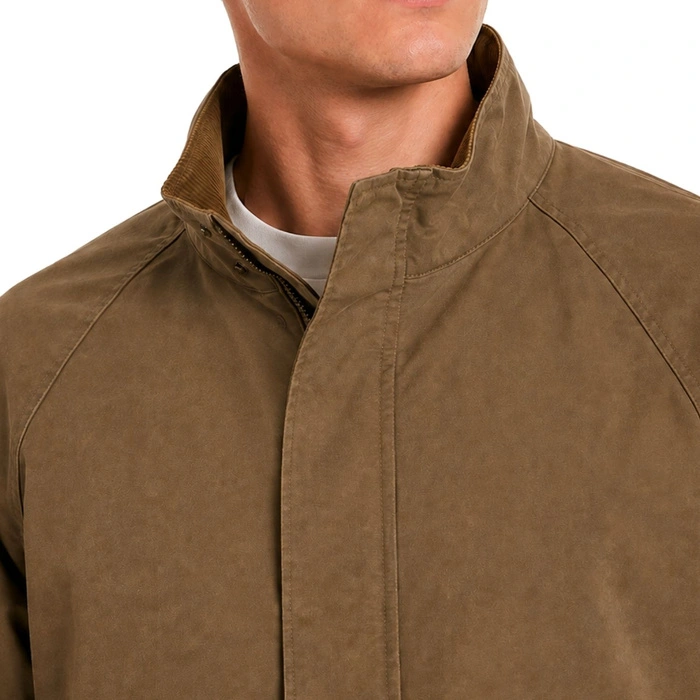 Kurtka męska Zara przejściowa casual brozowy khaki r. L