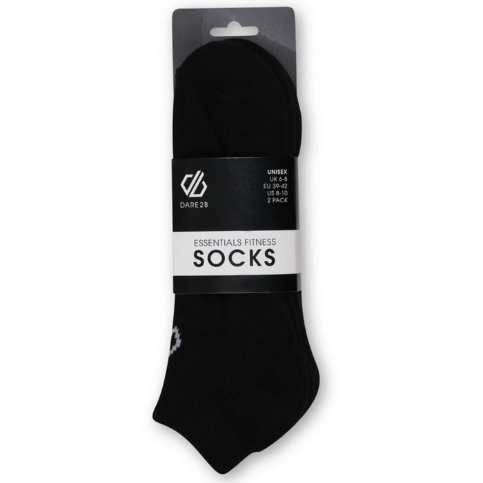 Skarpetki unisex Dare2B Essentials Fitness 2pak czarne r. 43-47