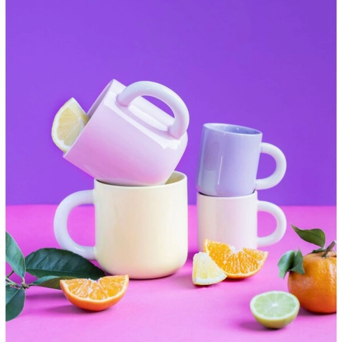 Kubek porcelanowy Maxwell & Williams Sherbet żółty 370 ml