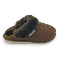 Kapcie damskie IRE SHOES ze skóry owczej naturalny kożuch futro ciepłe ręcznie szyte r. 38