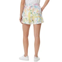 Spodenki damskie Guess Tie-dye dresowe krótkie kolorowe